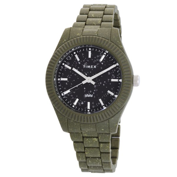 Timex Legacy Ocean Quartz Black Dial Men's Watch