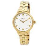 Timex Peyton Quartz White Dial Ladies Watch