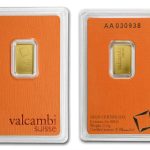 2.5g Gold Bar – Valcambi Switzerland