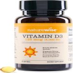 NatureWise Vitamin D3 5000iu (125 mcg) 30-Day Supply for Immune Support, Healthy Muscle Function, and Bone Health - Gluten Free in Organic Extra Virgin Olive Oil, (Mini Softgel), 30 Count