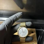 Timex Quartz Gold & Silver Dial Ladies Watch