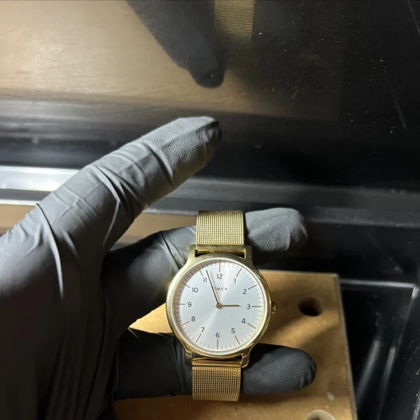 Timex Quartz Gold & Silver Dial Ladies Watch